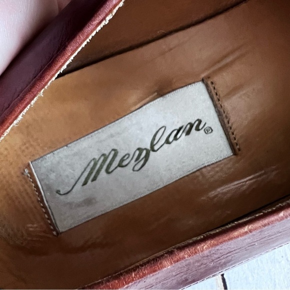 Rare Mezlan Men’s Shoe in Brown Leather size 8 - Picture 5 of 14